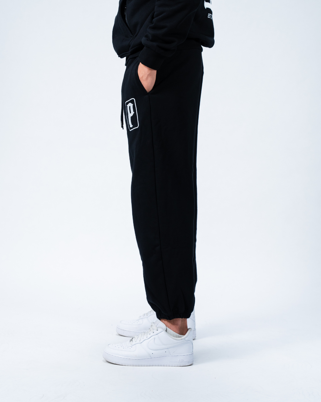 PRO TRACKPANTS BLACK/WHITE