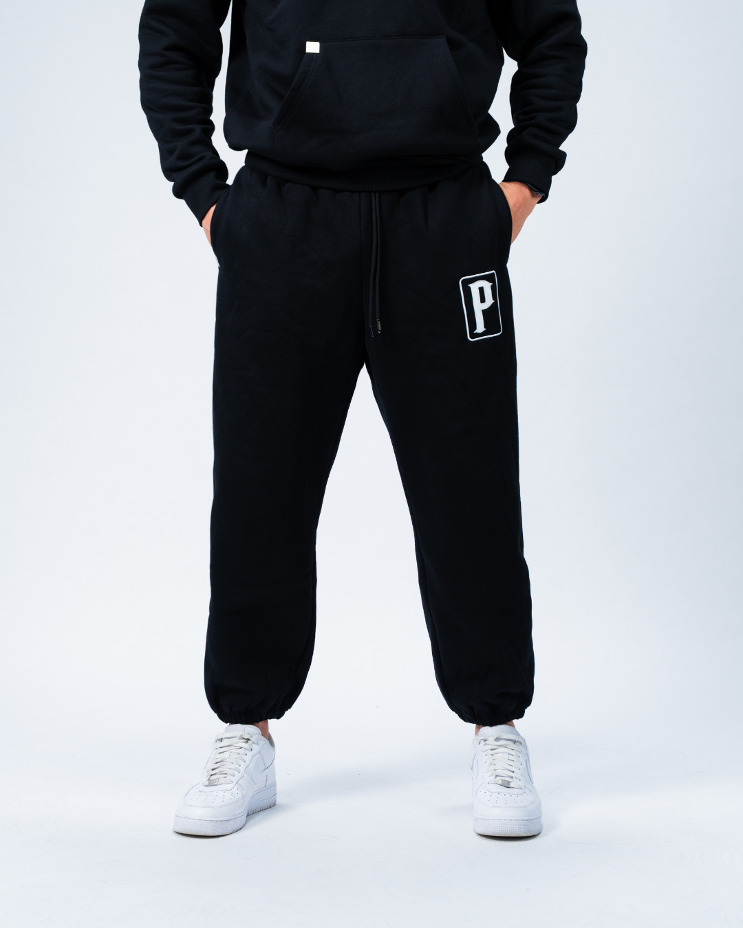 PRO TRACKPANTS BLACK/WHITE