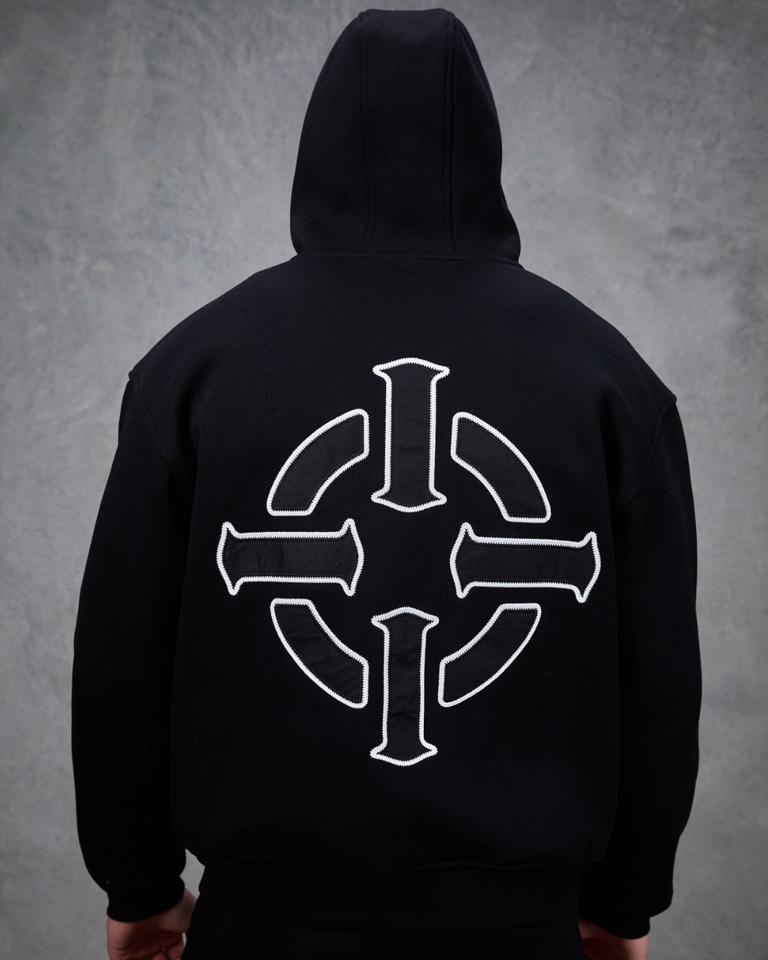 PROPER TARGET ZIP UP JACKET BLACK
