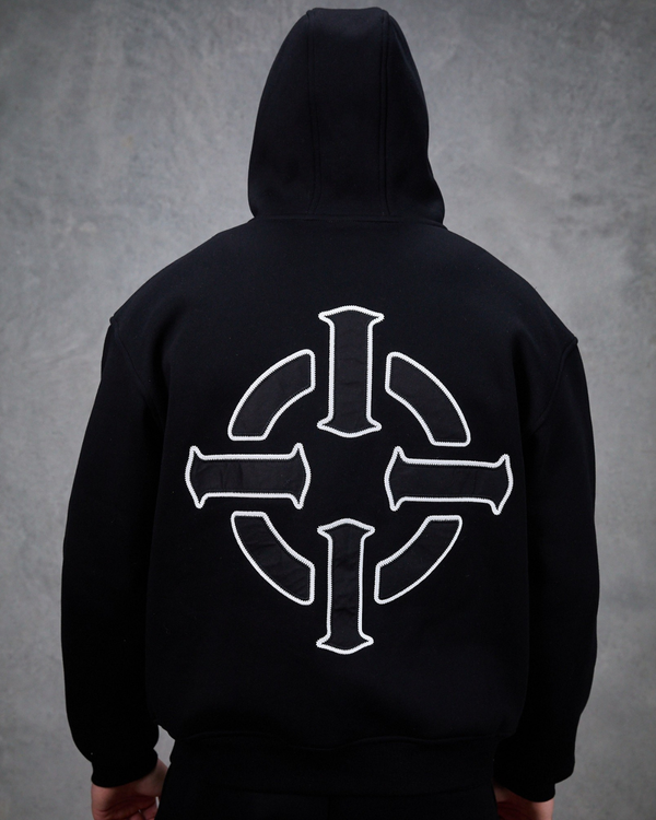 PROPER TARGET ZIP UP JACKET BLACK