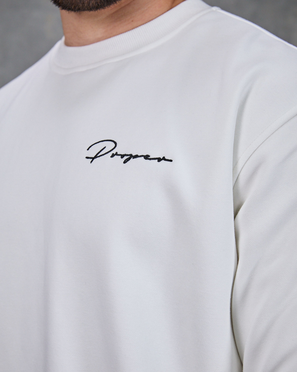 PROPER AUTOGRAPH CREWNECK WHITE