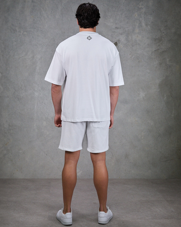 PROPER MOTIVE OVERSIZED TEE WHITE