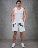 PROPER MOTIVE SHORTS WHITE