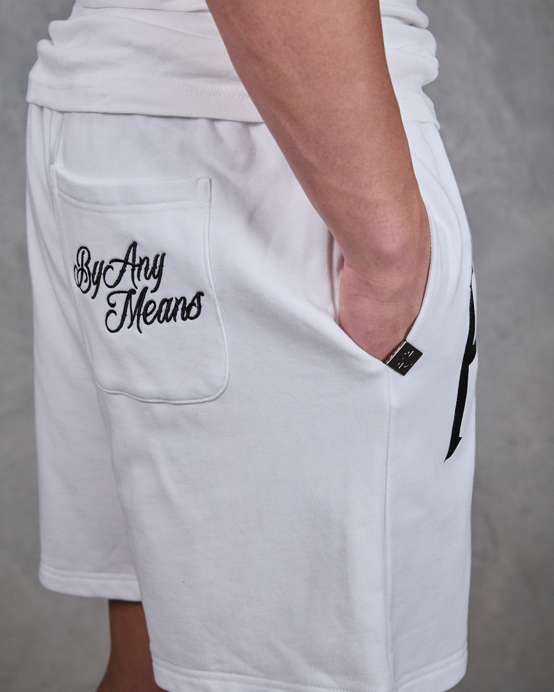 PROPER MOTIVE SHORTS WHITE