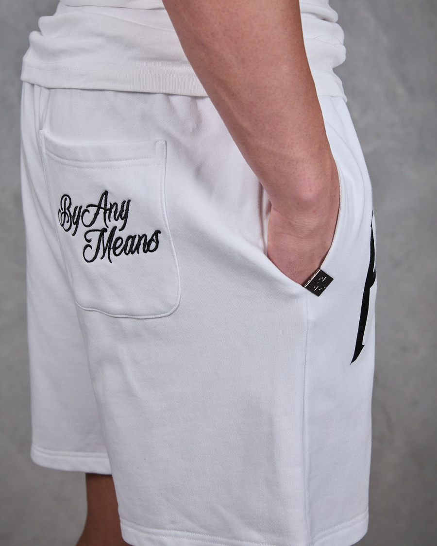 PROPER MOTIVE SHORTS WHITE