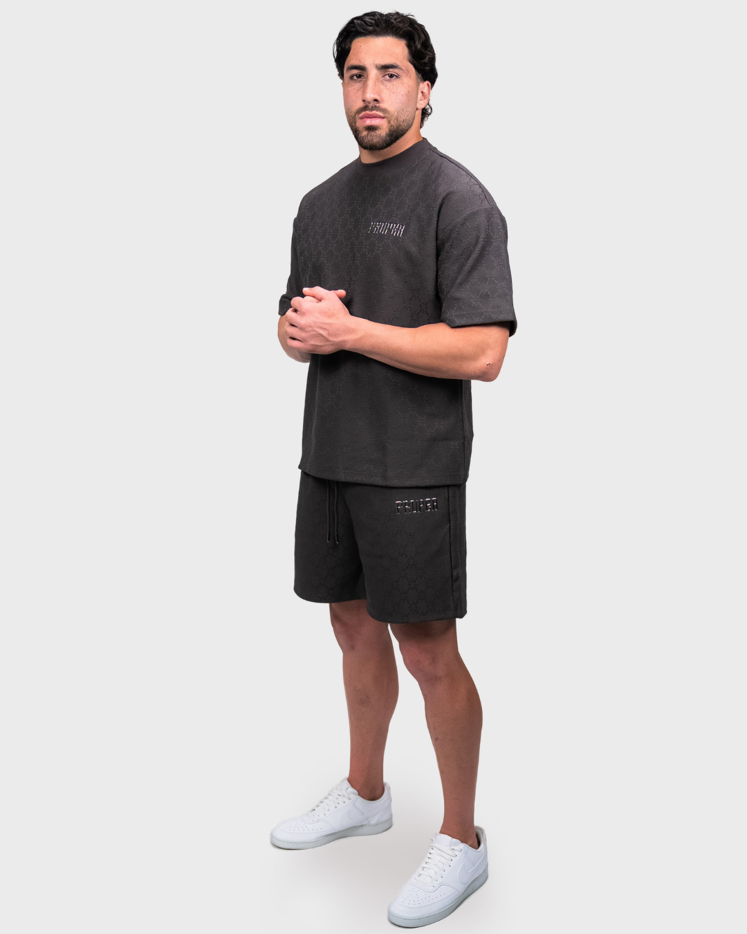 PHANTOM OVERSIZED TEE CHARCOAL