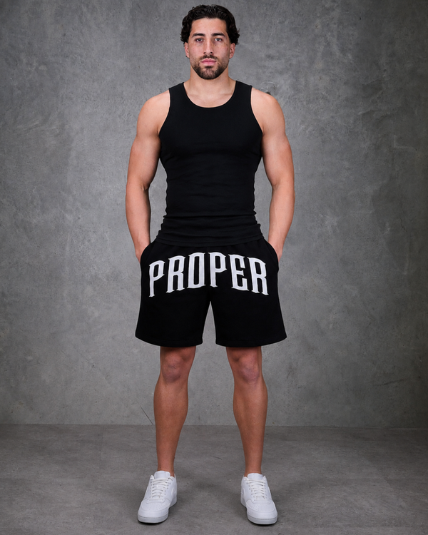 PROPER MOTIVE SHORTS BLACK