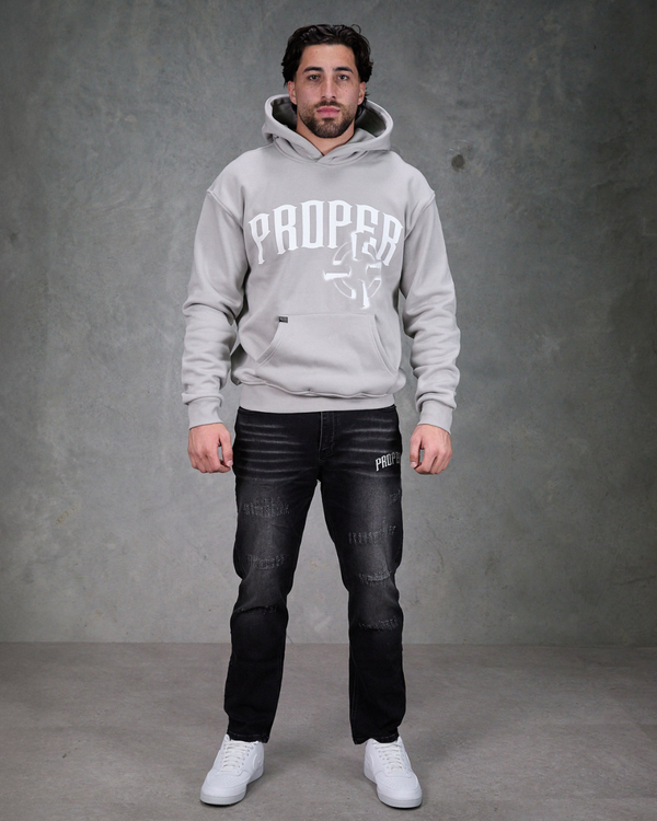 PROPER OFFSET HOODIE GREY