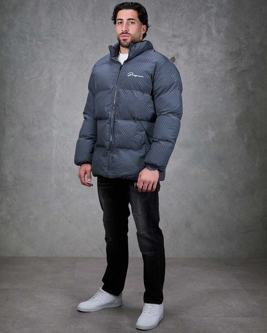 PROPER AUTOGRAPH PUFFER JACKET CHARCOAL