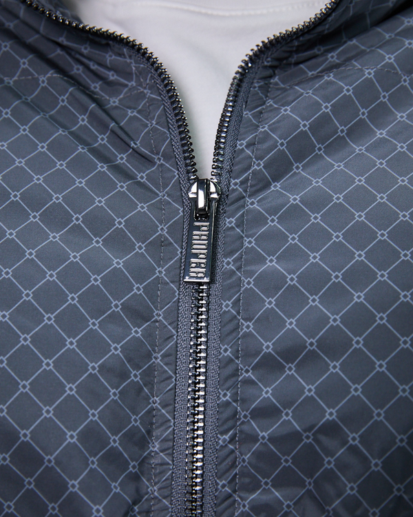 PROPER AUTOGRAPH PUFFER JACKET CHARCOAL