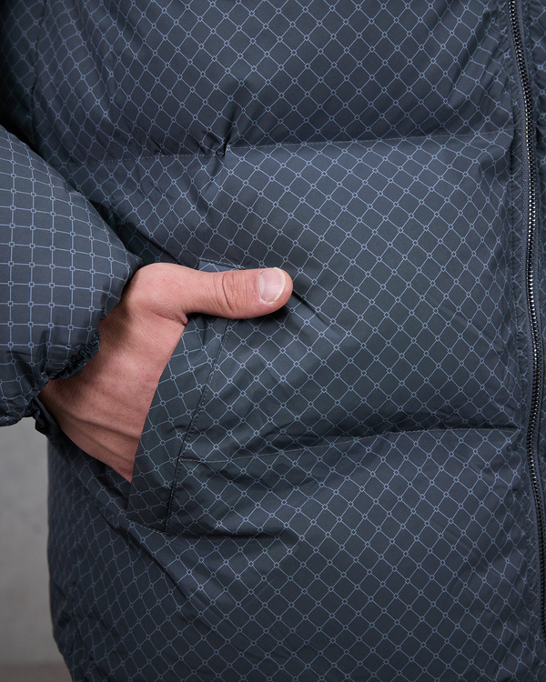 PROPER AUTOGRAPH PUFFER JACKET CHARCOAL