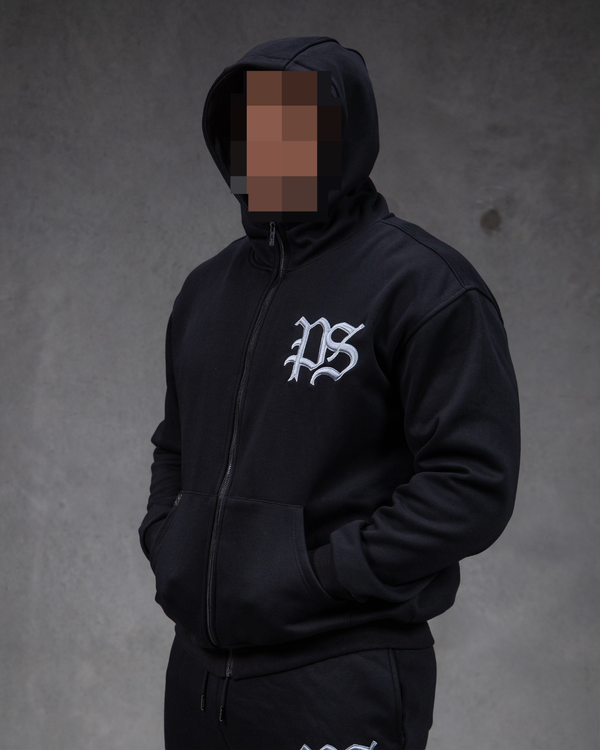 PS ZIP UP JACKET BLACK