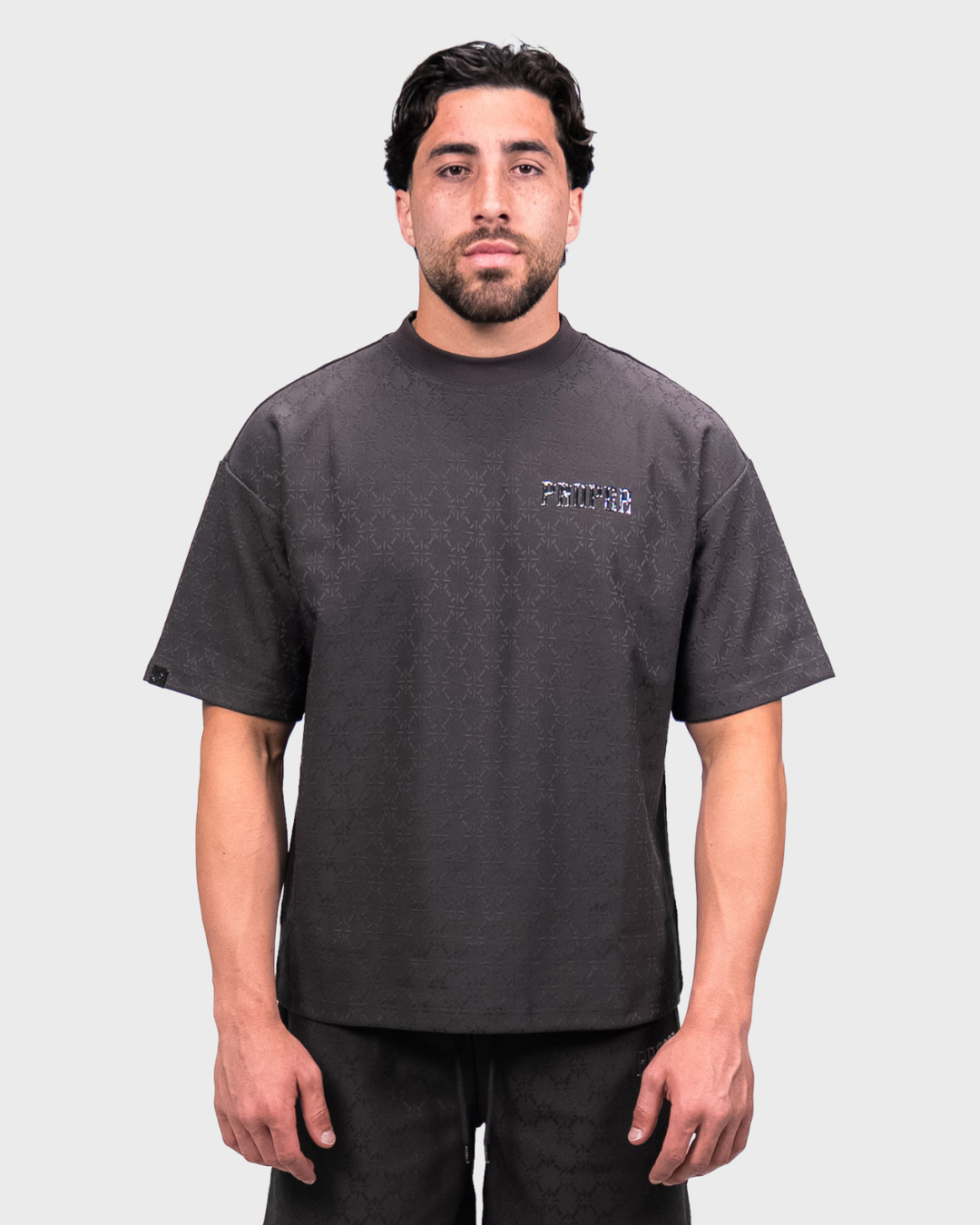 PHANTOM OVERSIZED TEE CHARCOAL