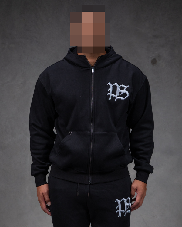 PS ZIP UP JACKET BLACK