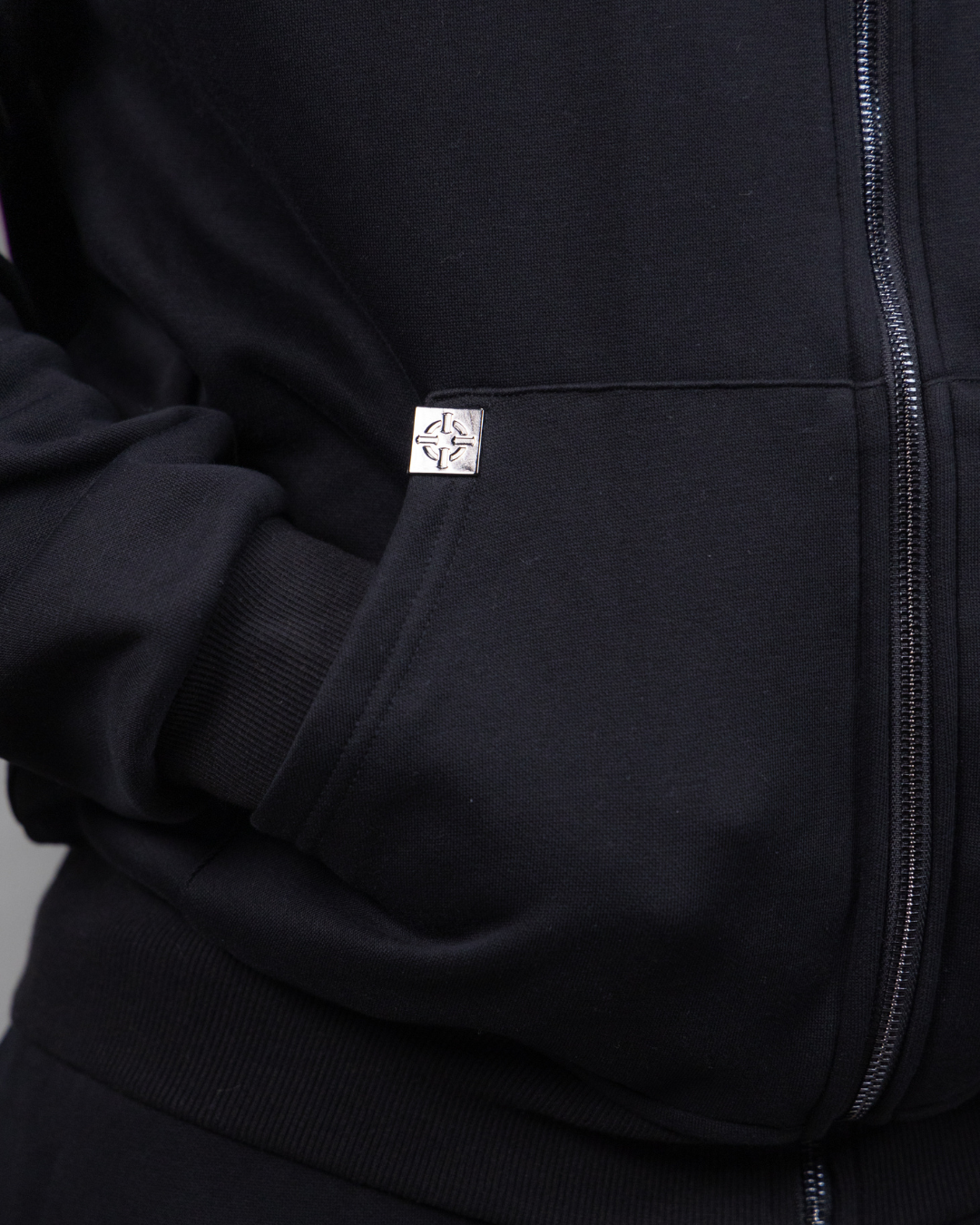 PS ZIP UP JACKET BLACK