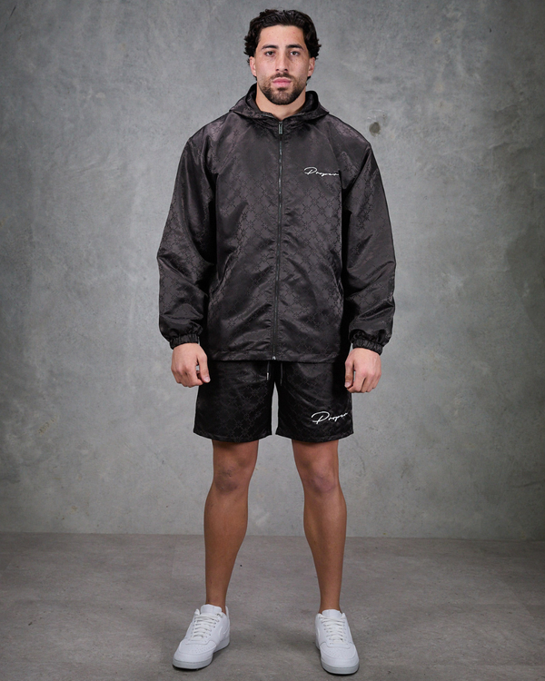 PROPER AUTOGRAPH CHROME ZIP UP JACKET GREY