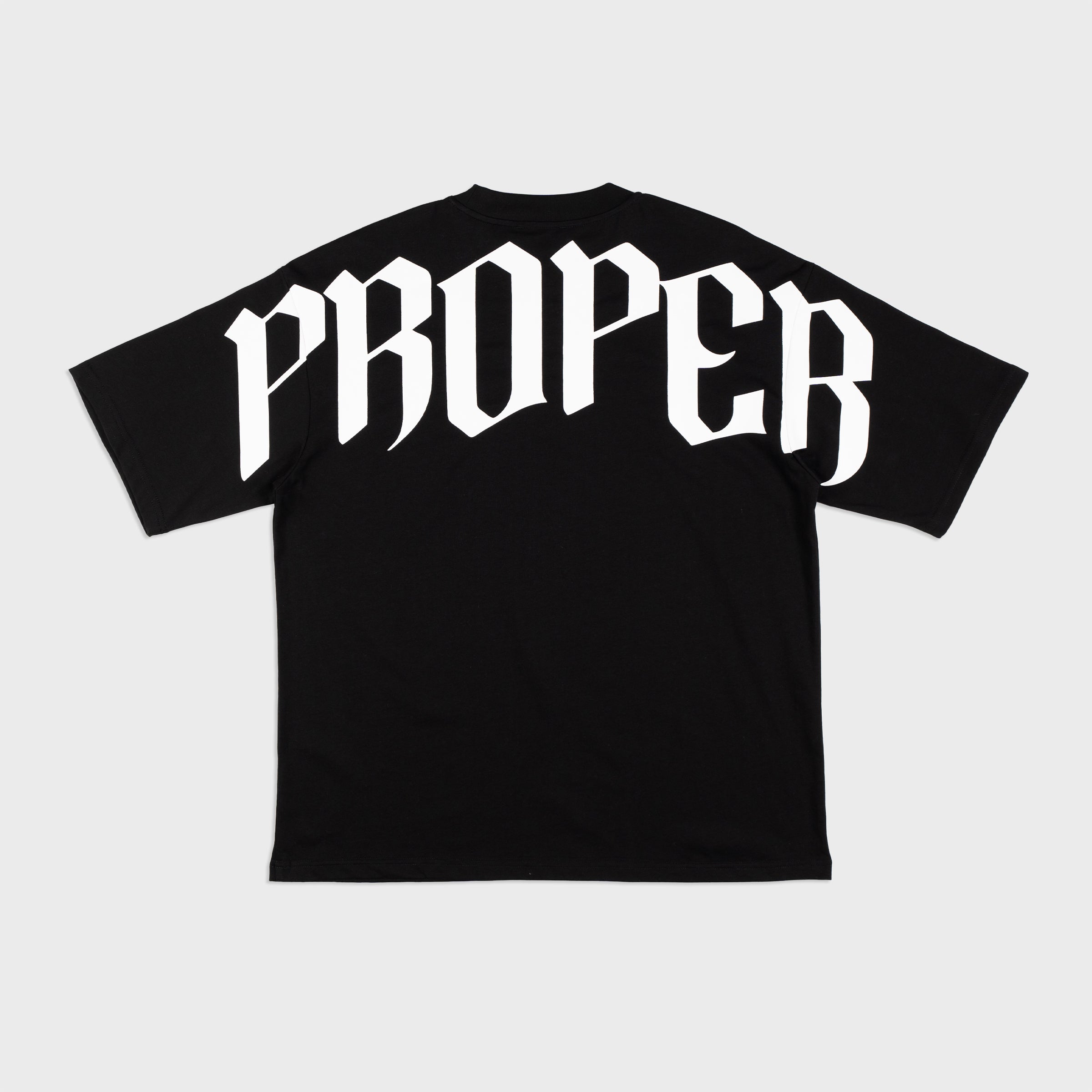PROPER OG OVERSIZED TEE BLACK/WHITE