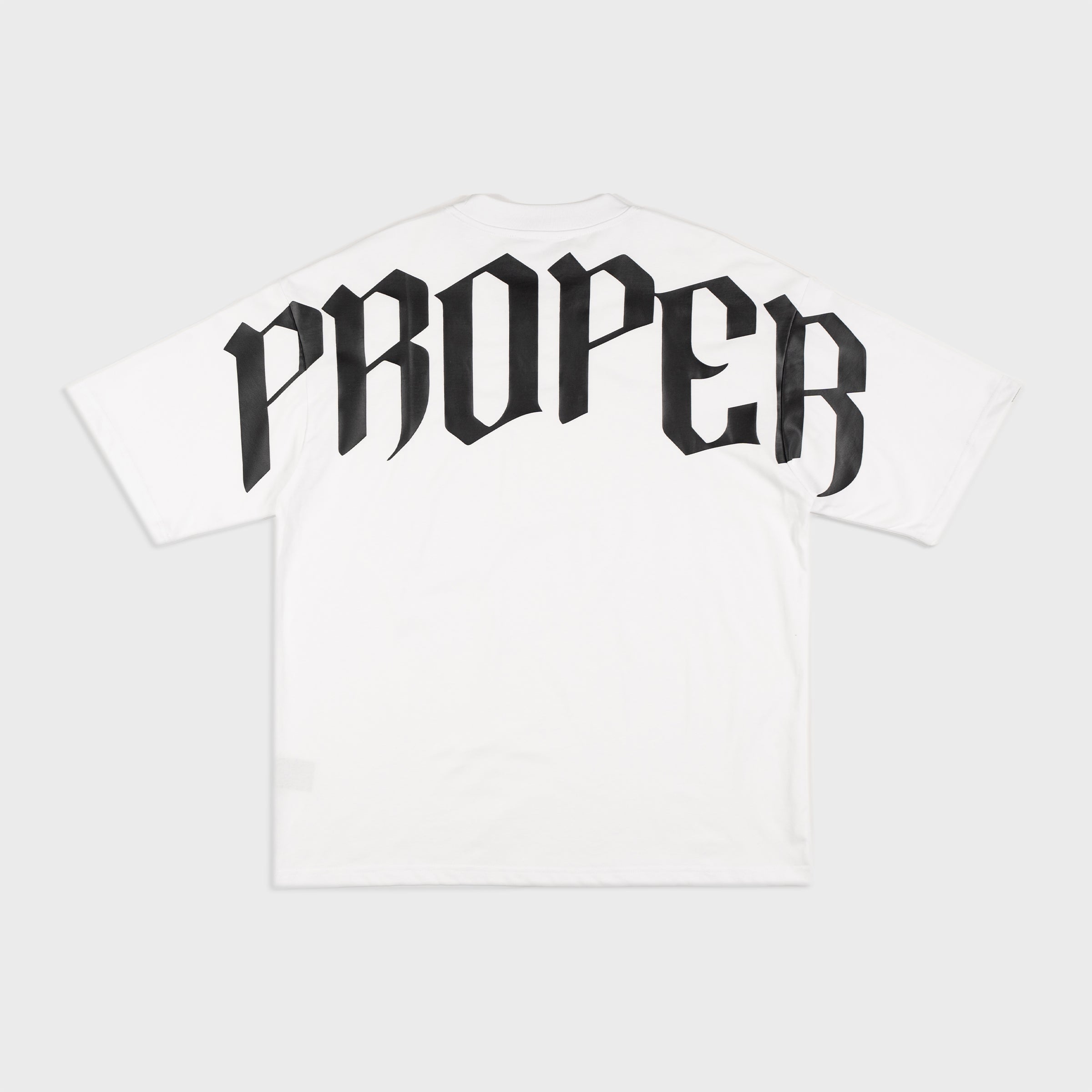 PROPER OG OVERSIZED TEE WHITE/BLACK
