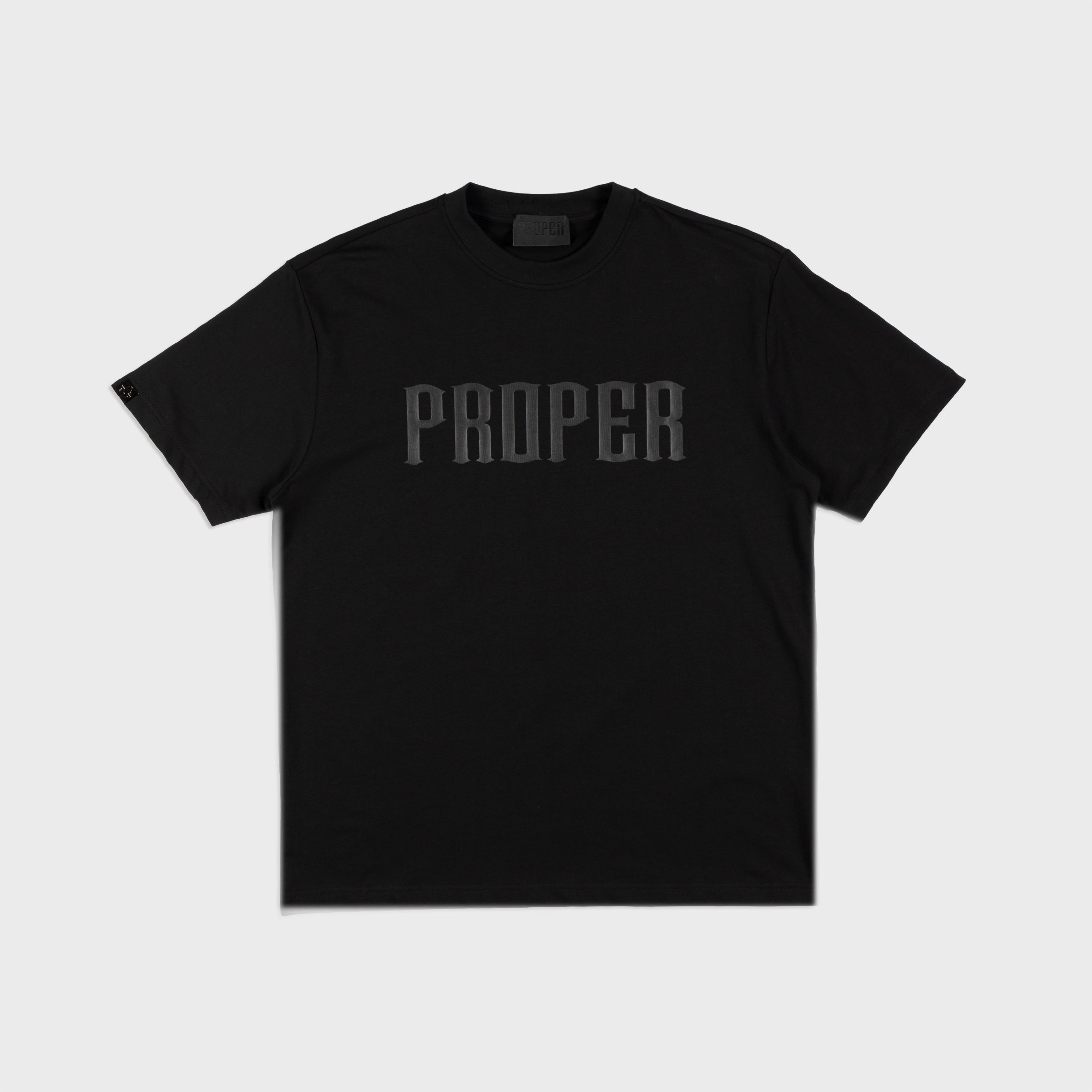 PROPER OG FITTED TEE BLACK