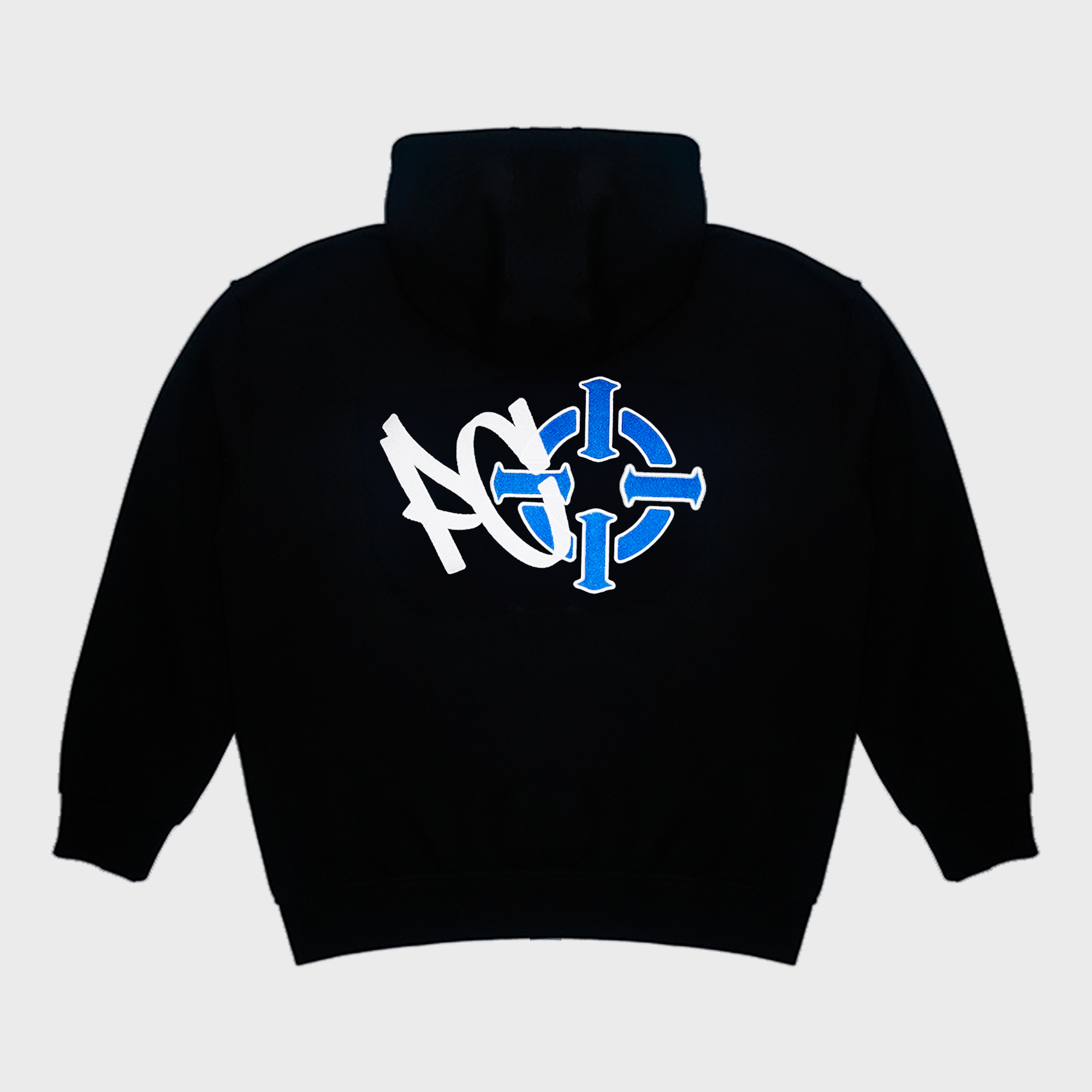 PROPER X PAPERCHASIN HOODIE BLUE