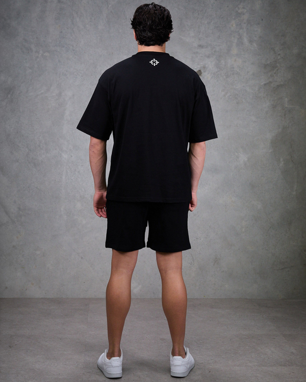 PROPER MOTIVE OVERSIZED TEE BLACK