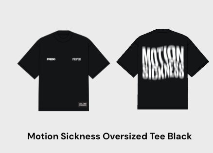 MOTION SICKNESS OVERSIZED TEE