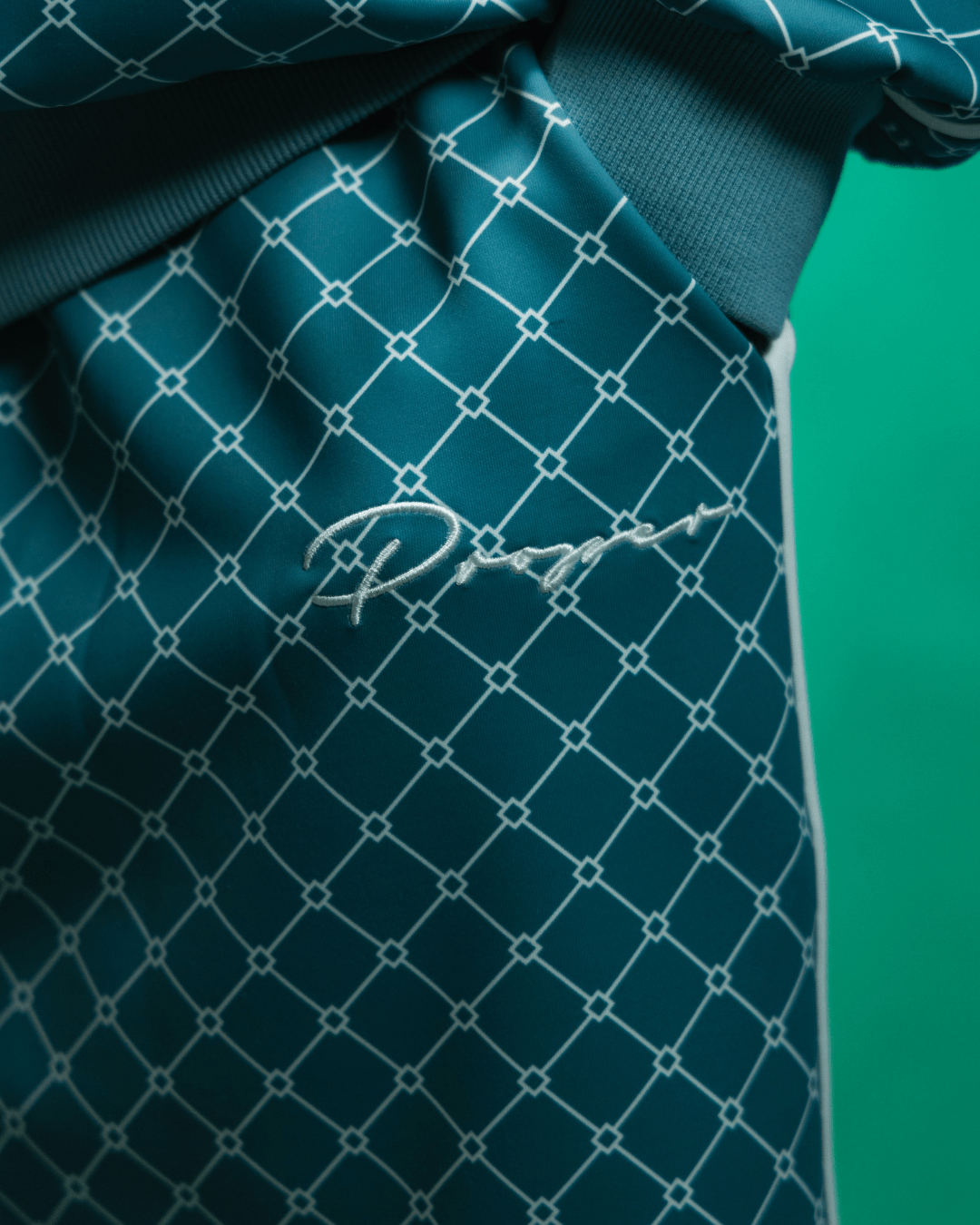 AUTOGRAPH SHORTS CYAN - Proper Streetwear