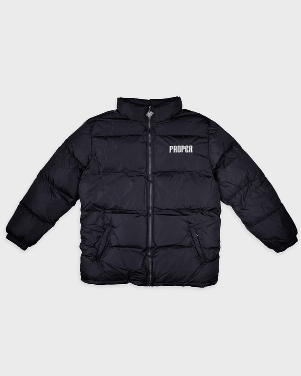 BLACK ICE PUFFER JACKET - Proper Streetwear