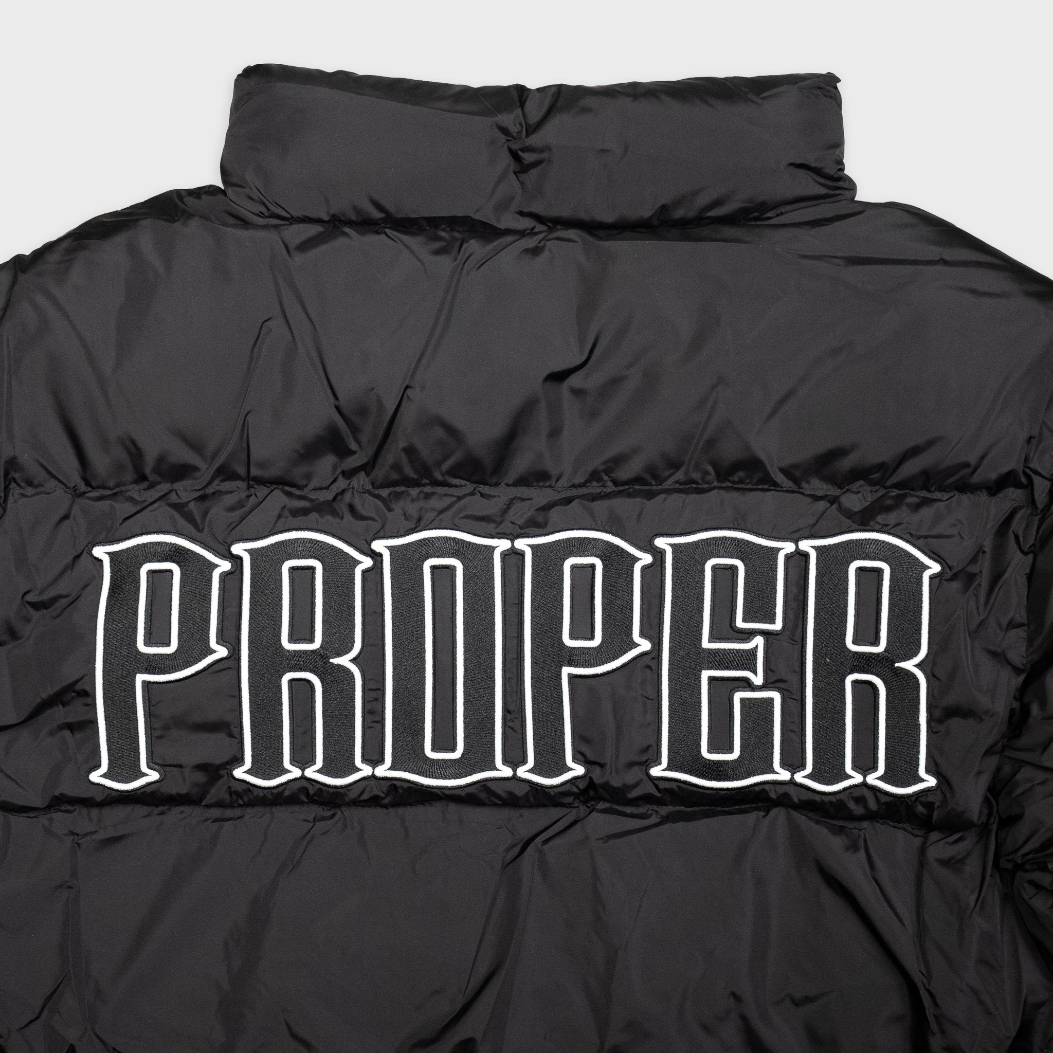 BLACK ICE PUFFER JACKET - Proper Streetwear