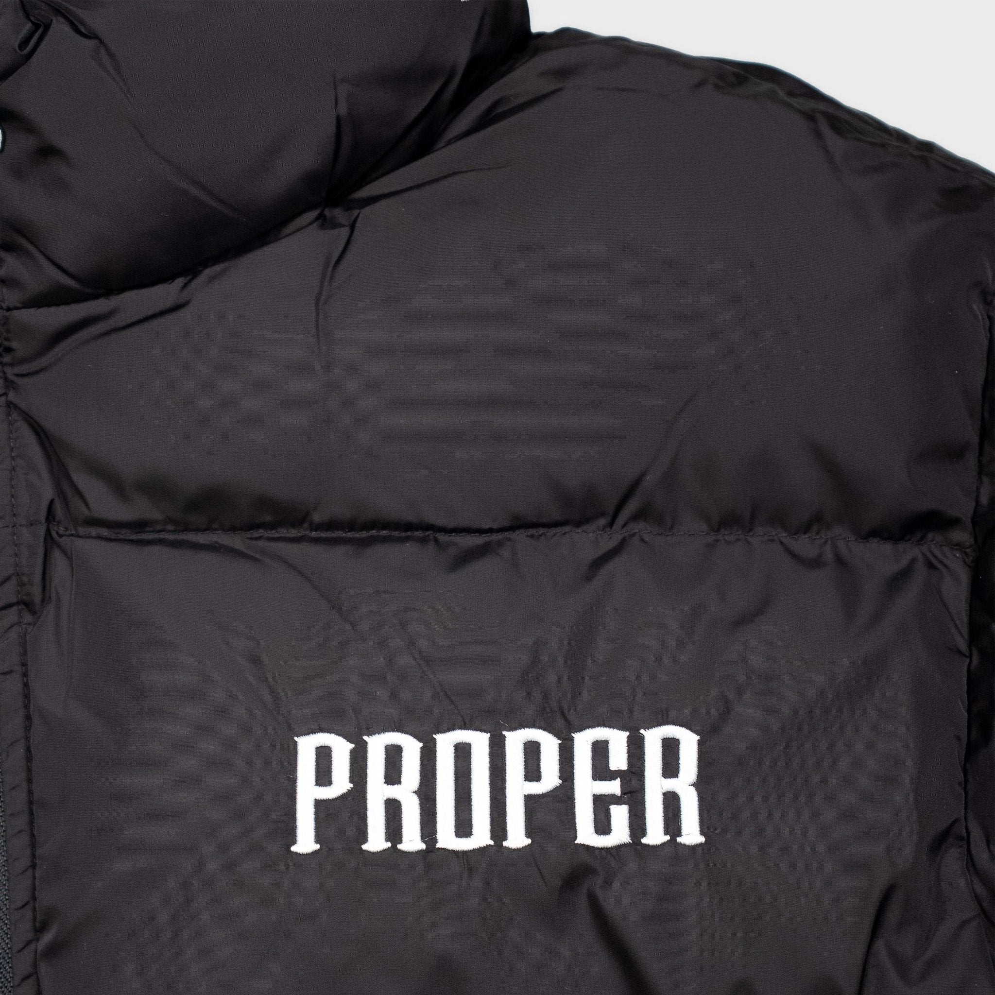 BLACK ICE PUFFER JACKET - Proper Streetwear