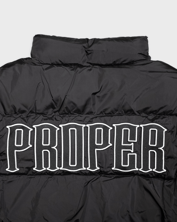 BLACK ICE PUFFER JACKET - Proper Streetwear
