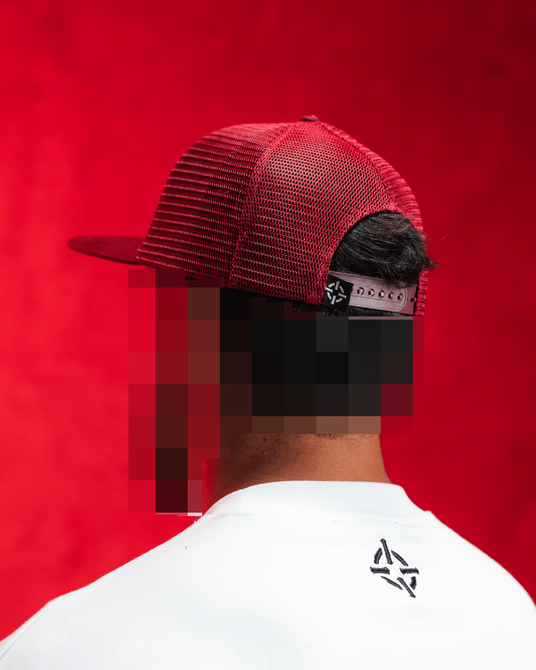 BY ANY MEANS TRUCKER CAP CRIMSON - Proper Streetwear