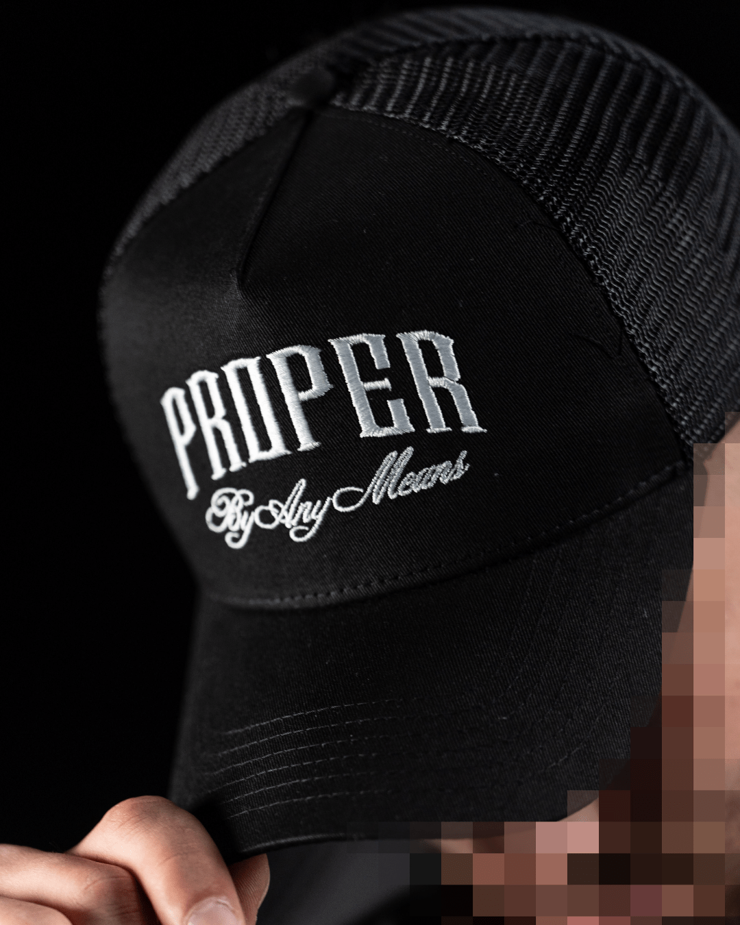 BY ANY MEANS TRUCKER CAP - Proper Streetwear
