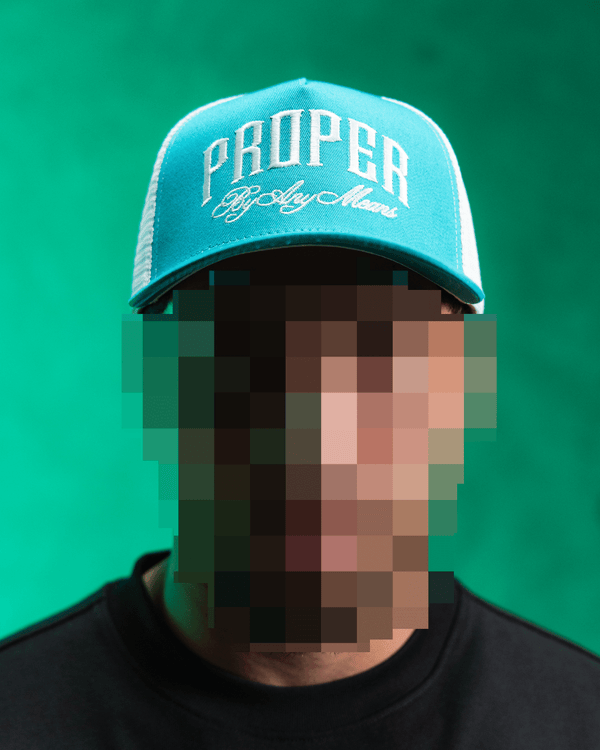 BY ANY MEANS TRUCKER CAP - Proper Streetwear