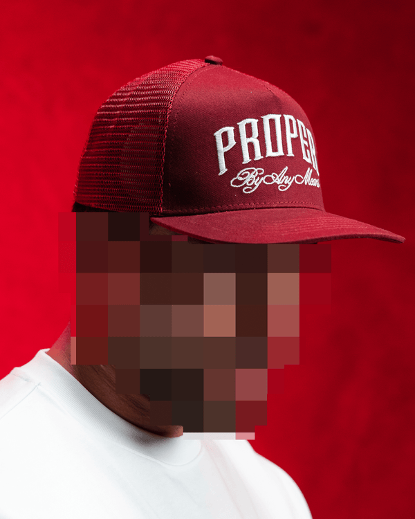 BY ANY MEANS TRUCKER CAP - Proper Streetwear