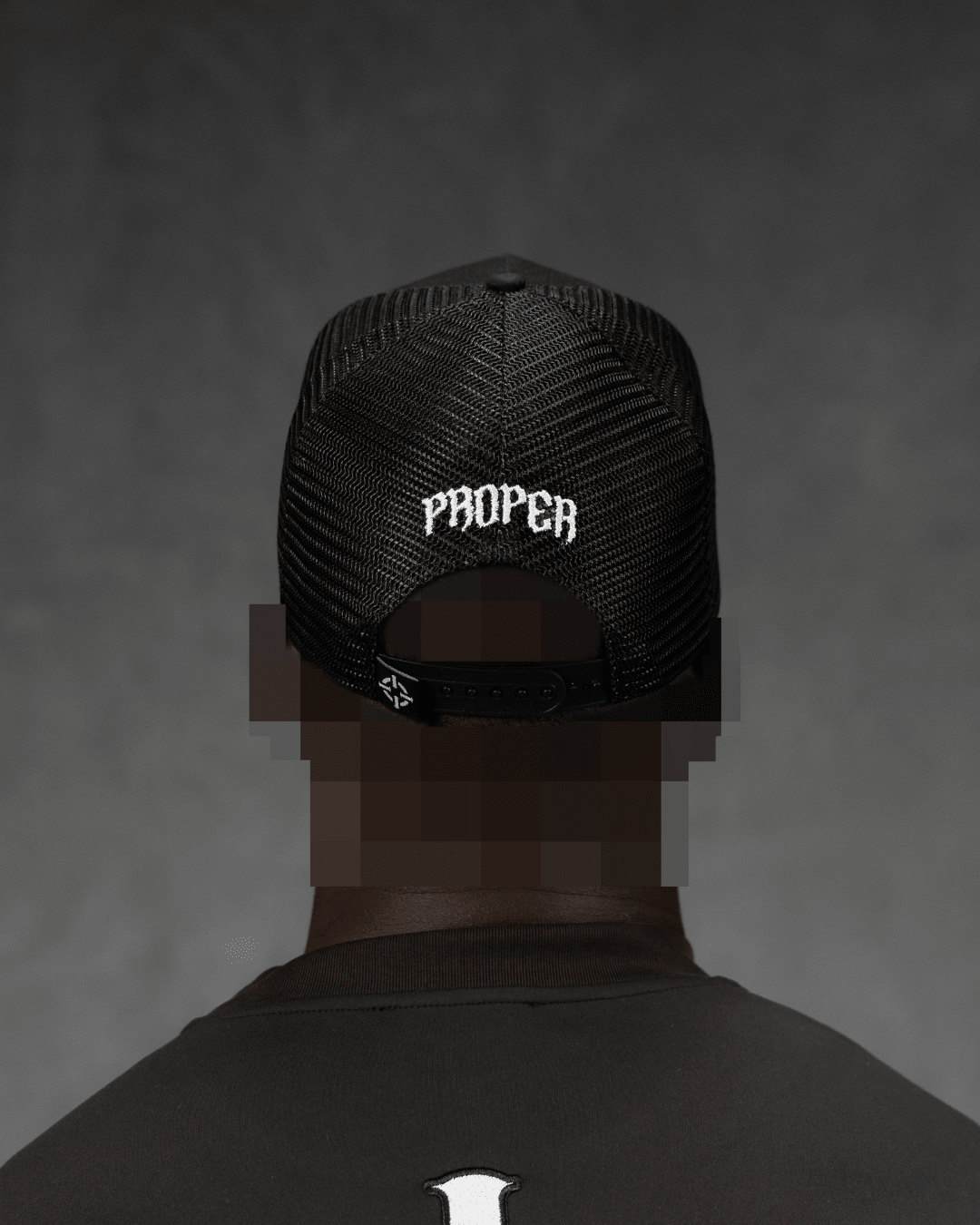 DIAMOND TRUCKER CAP BLACK - Proper Streetwear