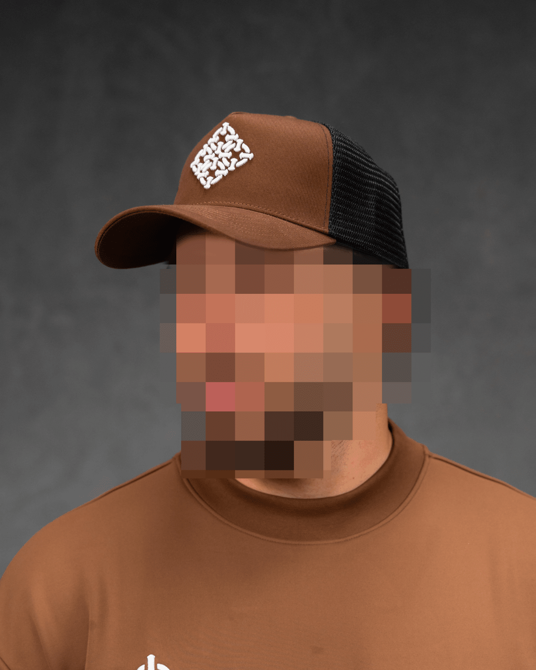 DIAMOND TRUCKER CAP BROWN - Proper Streetwear