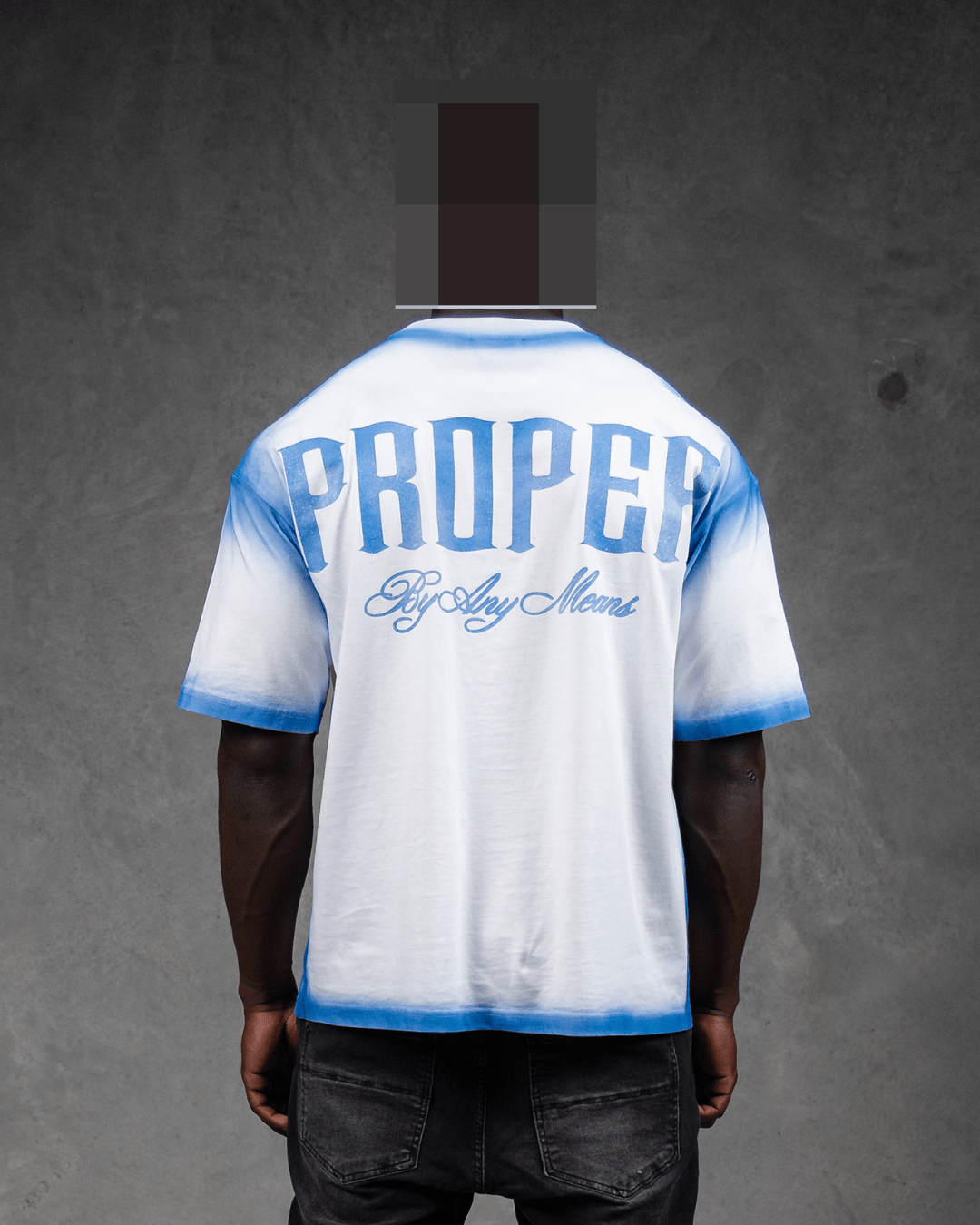 HALO OVERSIZED TEE WHITE - Proper Streetwear