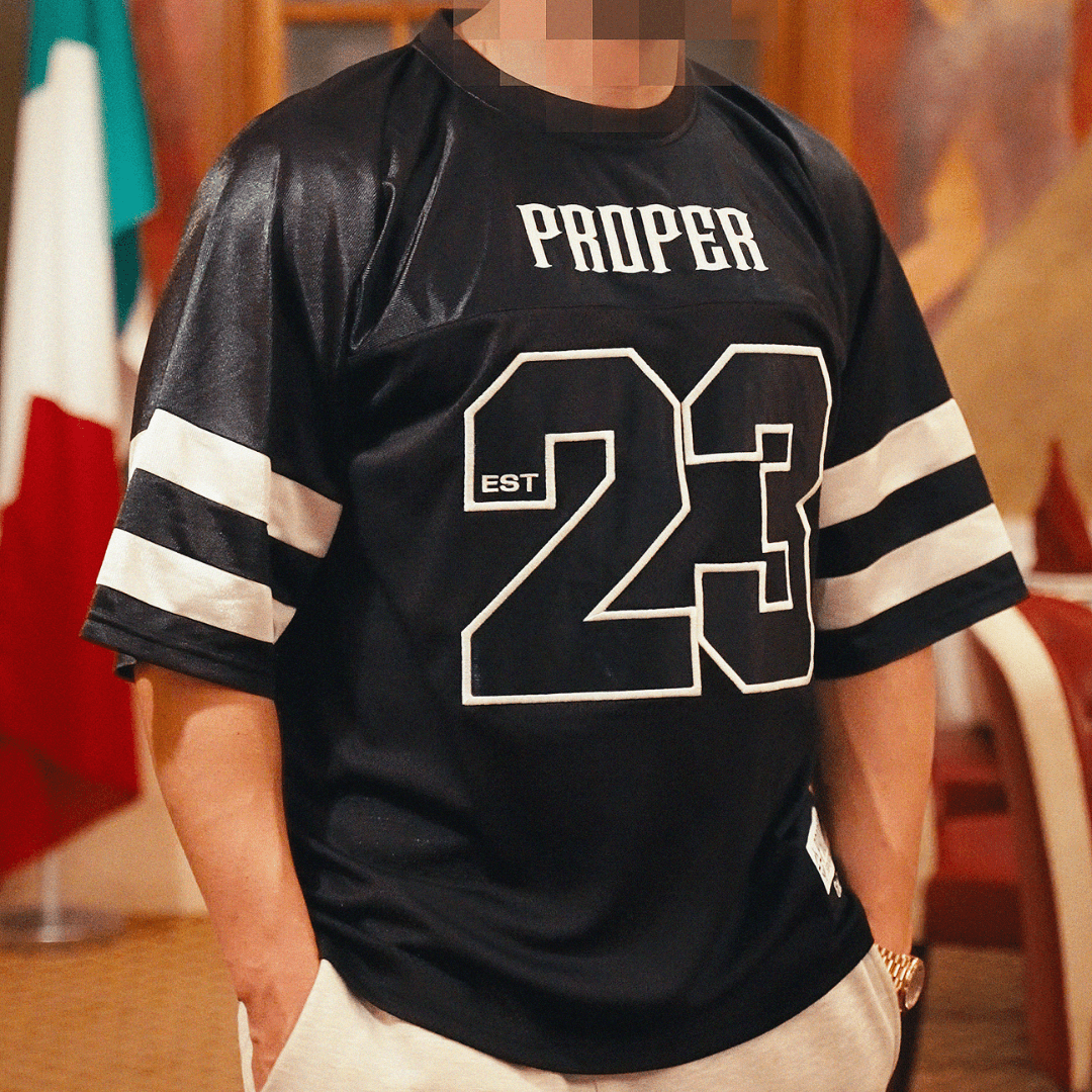 KIDS MVP JERSEY BLACK/WHITE - Proper Streetwear