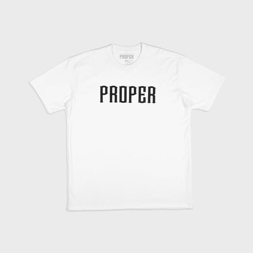 OG TEE White/Black - Proper Streetwear