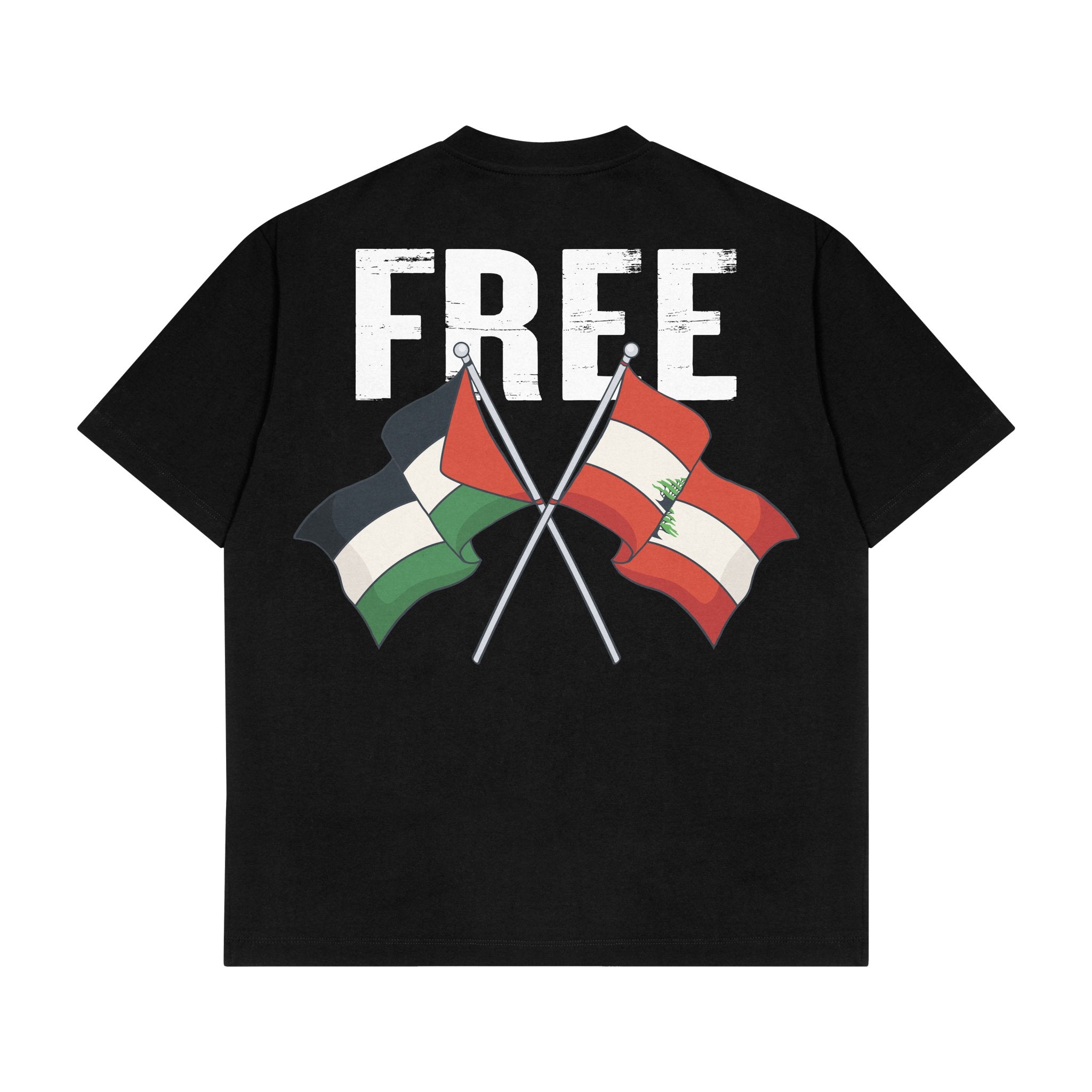 PALESTINE X LEBANON FITTED TEE - Proper Streetwear