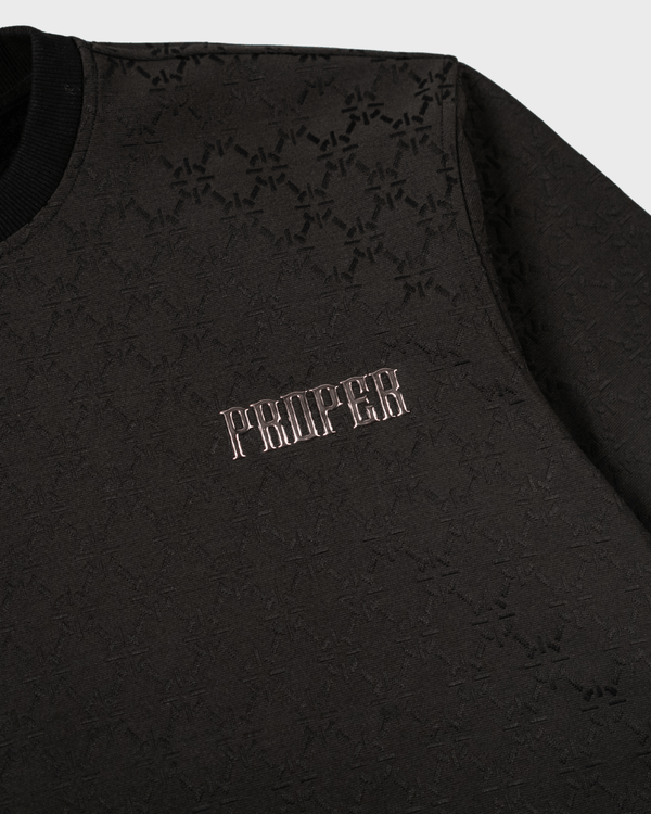 PHANTOM CREWNECK BLACK - Proper Streetwear