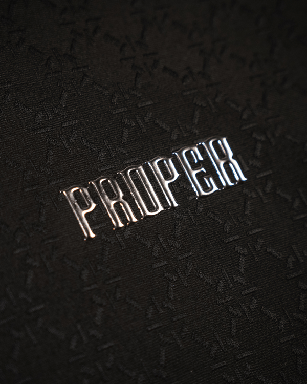 PHANTOM HOODIE BLACK - Proper Streetwear