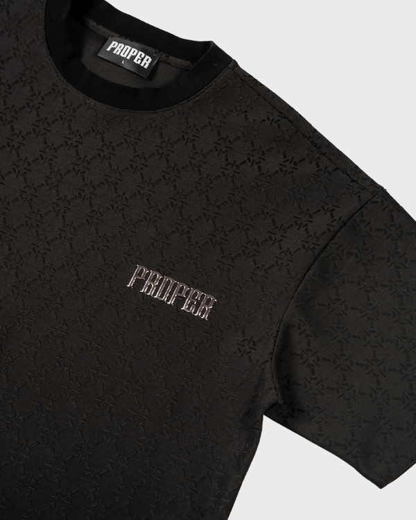 PHANTOM OVERSIZED TEE BLACK - Proper Streetwear
