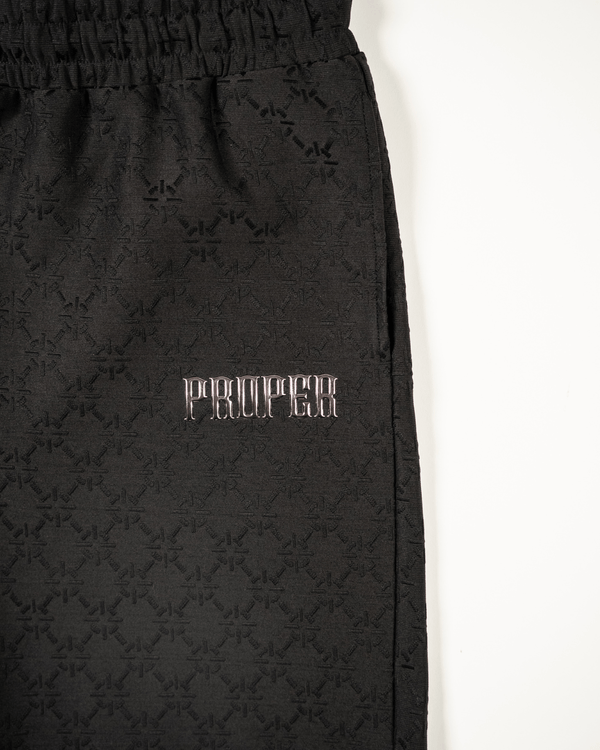 PHANTOM SHORTS BLACK - Proper Streetwear