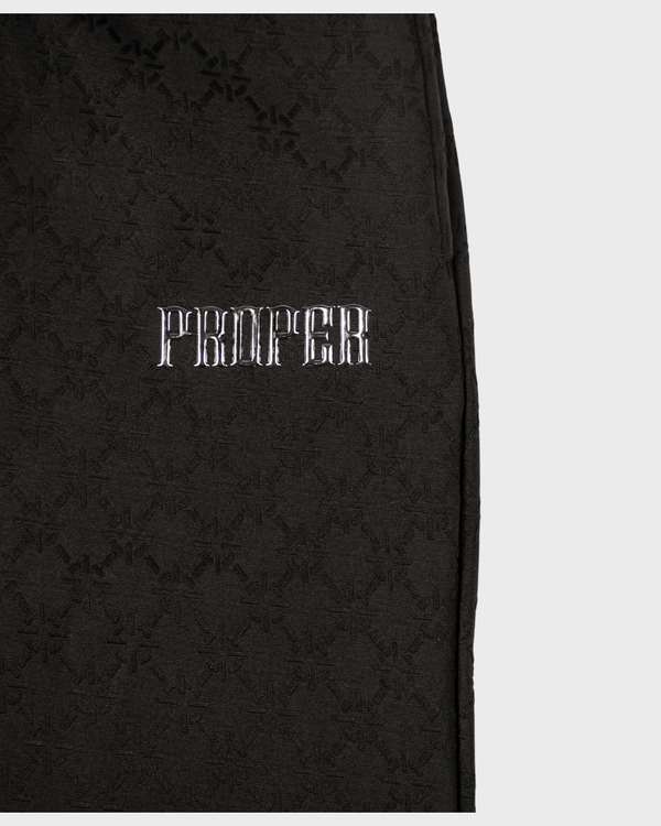 PHANTOM TRACKPANTS BLACK - Proper Streetwear
