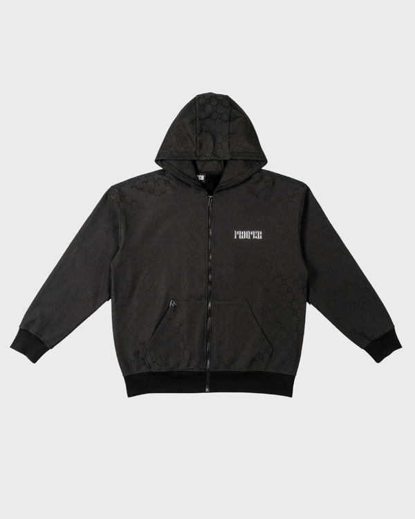 PHANTOM ZIP UP JACKET BLACK - Proper Streetwear