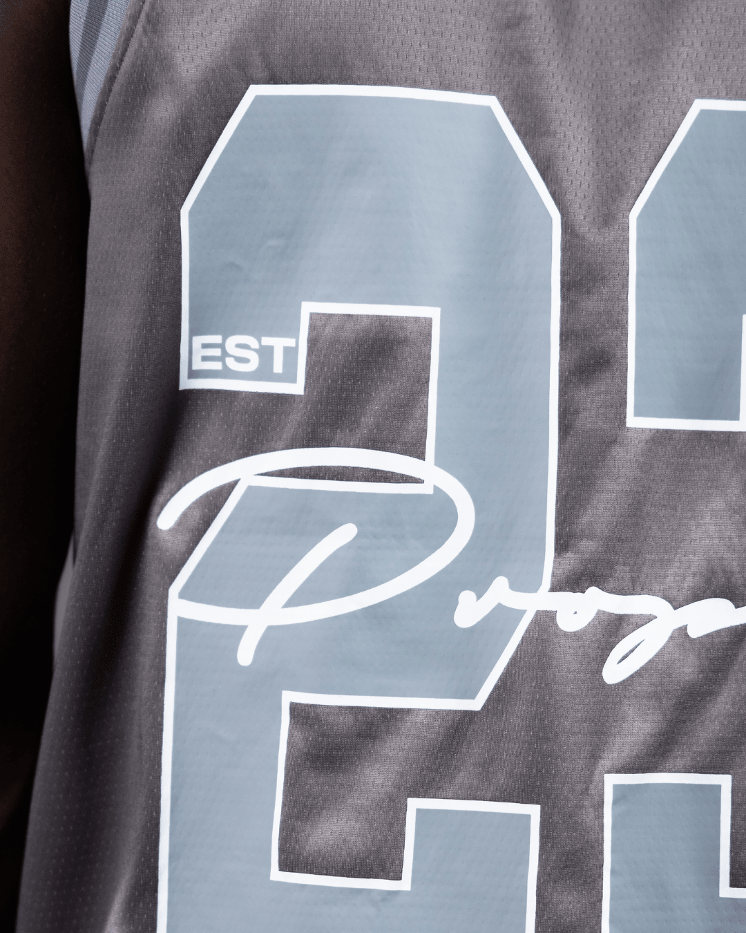 PROPER AUTOGRAPH BASKETBALL JERSEY DARK GREY - Proper Streetwear