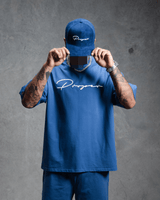 PROPER AUTOGRAPH OVERSIZED TEE BLUE - Proper Streetwear
