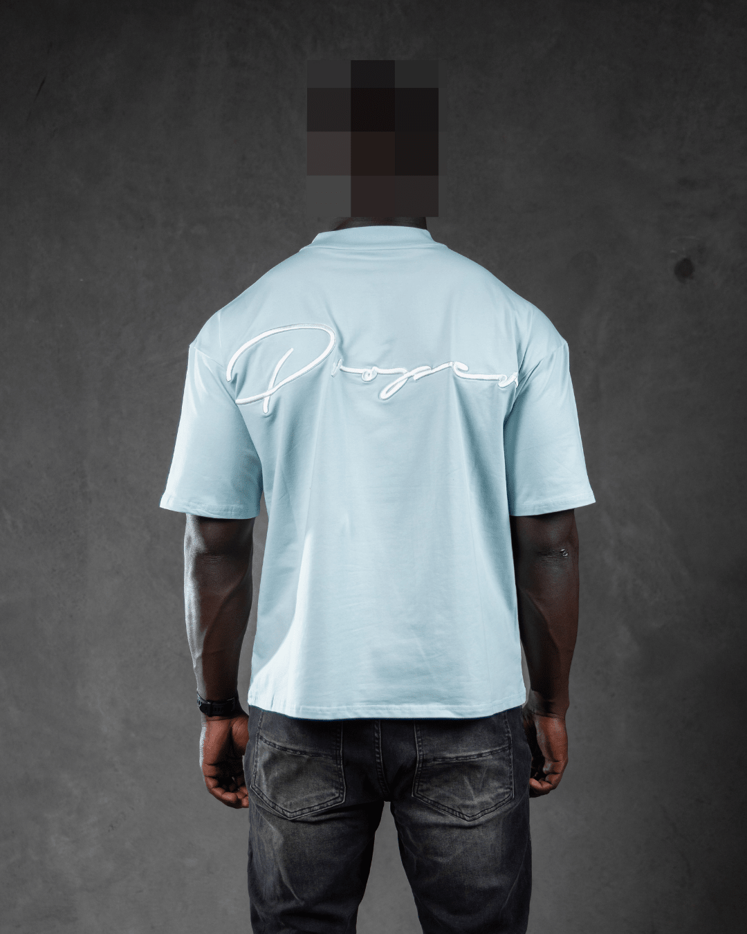 PROPER AUTOGRAPH OVERSIZED TEE BLUE - Proper Streetwear